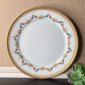 Antique 1920s Luncheon Plate – Tirschenreuth Bavaria Germany Fine Porcelain​